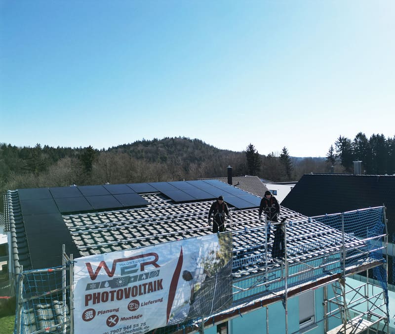 Photovoltaik – Projektaufnahme 52 von WER Haustechnik